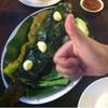 ปลาช่อนใบยอ ที่ ร้านอาหาร ช่อชะมวง