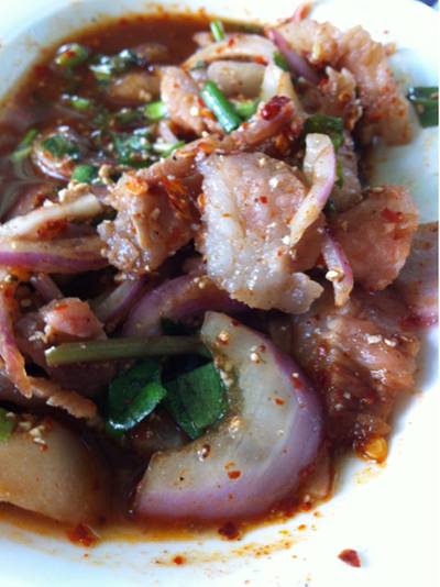 ร้านอาหาร ส้มตำปลายสวน