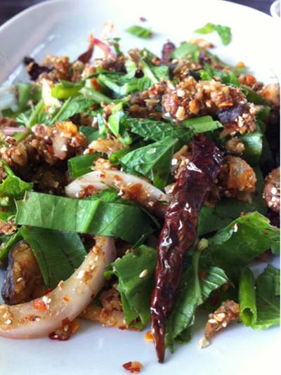 ร้านอาหาร ส้มตำปลายสวน