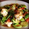 สตอผัดกุ้ง จ้า ที่ ร้านอาหาร ฟ้ายามเย็น