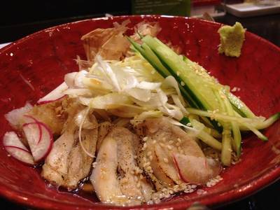 Wafu Hiyashi Torisoba ที่ ร้านอาหาร Chabuton Central World