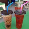 กาแฟเย็น ชาเย็น ที่ ร้านอาหาร นำนำ ลูกชิ้นปลา บะหมี่ปลา