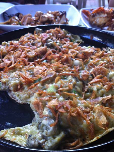 ออส่วนหอยนางรม ที่ ร้านอาหาร ครัวธรรมชาติ