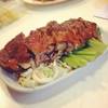 เป็ดย่าง ที่ ร้านอาหาร บุษบาเป็ดย่าง