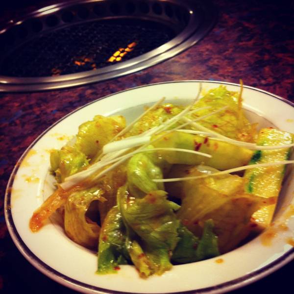 ผักสลัดน้ำมันงา ที่ ร้านอาหาร Rengaya