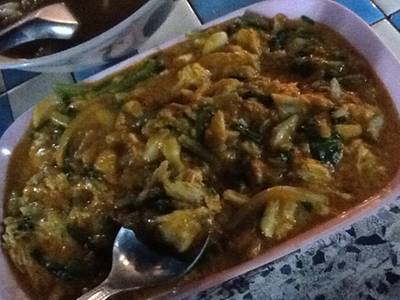 เนื้อปูทั้งน้าน ที่ ร้านอาหาร ครัววงเดือน