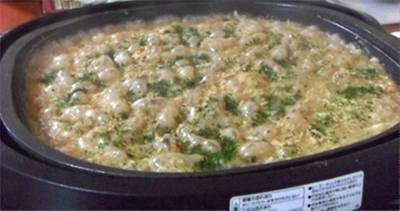  Monjya-yaki  ที่ ร้านอาหาร Don Don