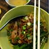 บะหมี่เป็ดแห้ง ที่ ร้านอาหาร บุษบาเป็ดย่าง