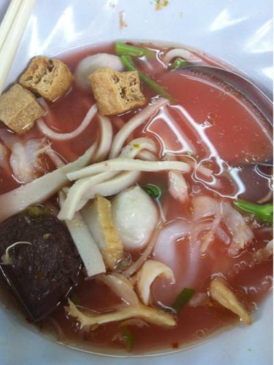 เย็นตาโฟ ที่ ร้านอาหาร ปั่นทอง ปลาสด รสเด็ด