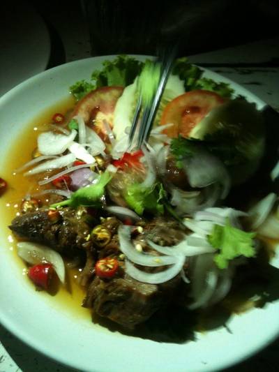 เนื้อคุณชาย ที่ ร้านอาหาร พระนคร บาร์ แอนด์ แกลเลอรี่