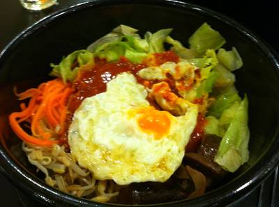 ข้าวยำเกาหลีบิบิมบับ อร่อย ถูกใจ ที่ ร้านอาหาร Salang Korean BBQ Buffet  สุขุมวิท 93