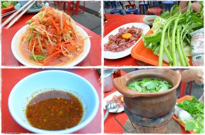 รายการอาหารที่สั่ง ที่ ร้านอาหาร จิ้มจุ่มจุฬาเฮียอ้วน