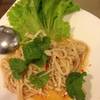 ยำเห็ดเข็มทองค่ะ แซ่บ! ^o< ที่ ร้านอาหาร Water Drop Teahouse & Restaurant