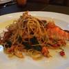 ผัดกระเทียมกุ้งแม่น้ำ ที่ ร้านอาหาร Nangkwak Wine Bar & Italian Bistro