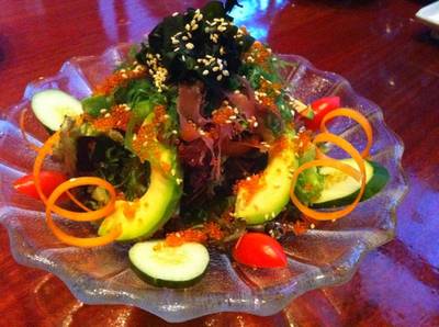 Avocado Salad @ Kappo Hanako ที่ ร้านอาหาร Hanako