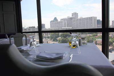 ร้านบนยอดตึก สวยมากกกก ที่ ร้านอาหาร Fuzio Stylish Italian Cuisine