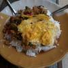 ข้าวไข่เจียวกะเพราะหมูสับ ที่ ร้านอาหาร ร้านข้าวแกงพอใจ