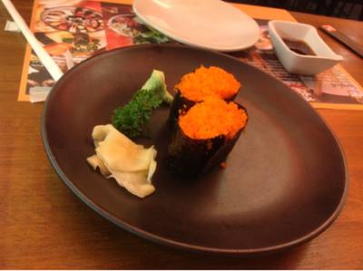 ข้าวปั้นหน้าไข่กุ้ง ที่ ร้านอาหาร ai japanese Promenade