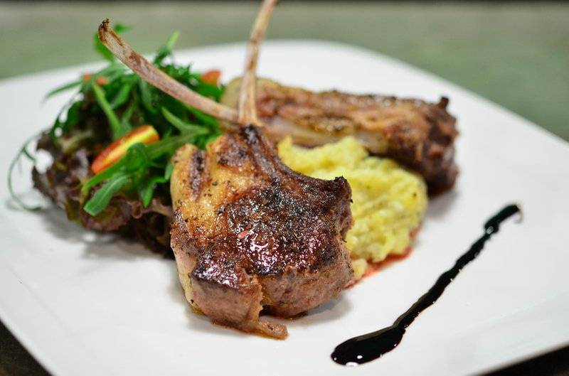 lamb Steak.jpg ที่ ร้านอาหาร Ley Cafe' Coffee and Restaurant Pranburi