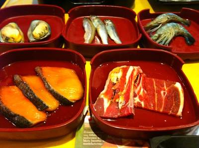 อาหารชุดพรี่เมี่ยม ที่ ร้านอาหาร Miyabi Central แจ้งวัฒนะ