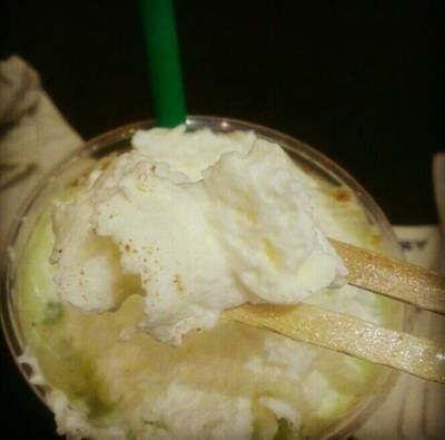 สุดยอดแห่งชาเขียวปั่น :) ที่ ร้านอาหาร Starbucks The Mall บางแค