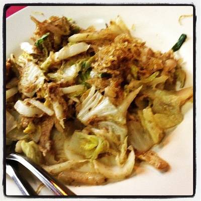 สุกี้แห้งหมู@Kate ที่ ร้านอาหาร มานพสุกี้รถกะบะ สุกี้แห้งหมู@Kate ที่ ร้านอาหาร มานพสุกี้รถกะบะ
