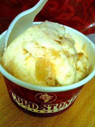 Apple Pie A La Cold Stone ที่ ร้านอาหาร Cold Stone Creamery Central พระราม 9