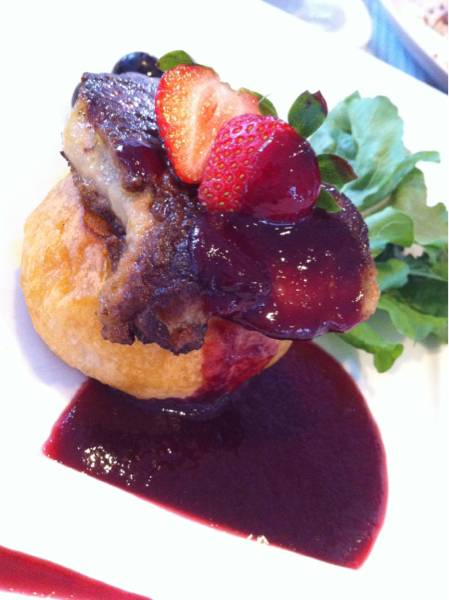 ฟัวกราส์ราสเบอรี่ ที่ ร้านอาหาร The Smoke House
