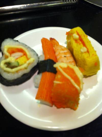 ไข่หวาน ซูชิ ที่ ร้านอาหาร KOUN Yakiniku Supreme Samsen Supreme Samsen