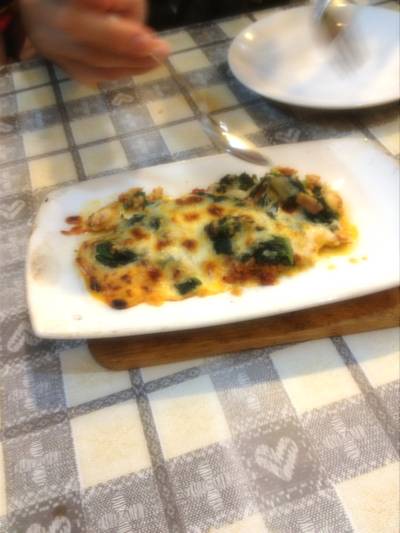 ลาซานญ่าผักโขม ที่ ร้านอาหาร Pinoza ลาซานญ่าผักโขม ที่ ร้านอาหาร Pinoza