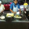 โรตีไข่+กล้วย ไม่ใส่น้ำตาล ที่ ร้านอาหาร โรตี นางลิ้นจ่ี