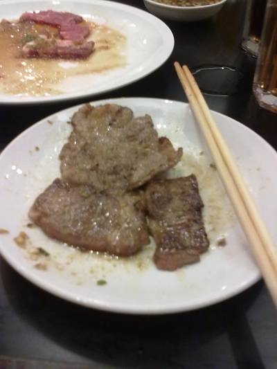 ไดจัง ที่ ร้านอาหาร Daichan Giants ยากินิกึ ไดจัง