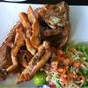 ส้มตำปลาทับทิม ที่ ร้านอาหาร ร่มมะขาม