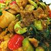 ผัดเผ็ดสะตอ ที่ ร้านอาหาร วังปลาภัตตาคาร
