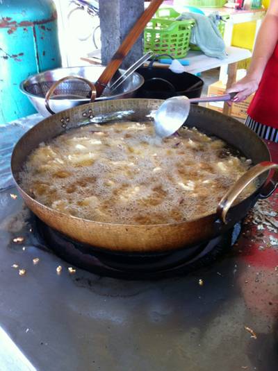 ร้านอาหาร กล้วยทอดกระทะทอง