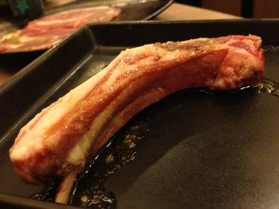 เนื้อซี่โครงแกะออสเตรเลีย ที่ ร้านอาหาร Sumi Sumi Grand Sukhumvit 16