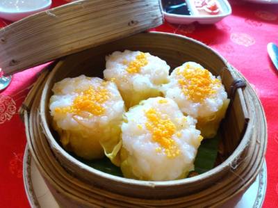 ขนมจีบ หรือ Steamed Siu Mai dumpling นั่นเองงงงงง ที่ ร้านอาหาร Déjà Vu