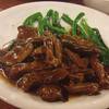 ลิ้นเป็ดเจี๋ยนน้ำมันหอยค่ะ  ที่ ร้านอาหาร บ้านกลางกรุง