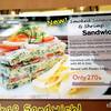 smoked salmon sandwich ที่ ร้านอาหาร Ted's Cafe