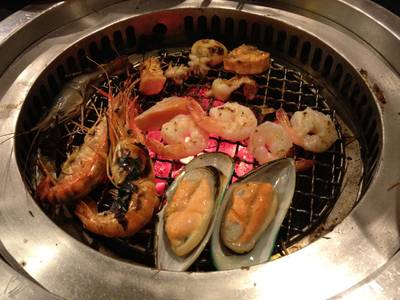 ยากินิกึ  ไดจัง ที่ ร้านอาหาร Daichan Giants ยากินิกึ ไดจัง