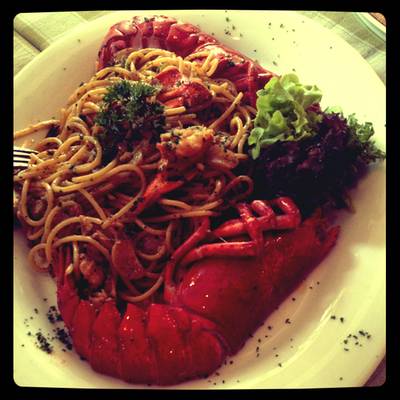 กุ้งตัวเบ้อเร่อ ที่ ร้านอาหาร Basilico พหลโยธิน 7 กุ้งตัวเบ้อเร่อ ที่ ร้านอาหาร Basilico พหลโยธิน 7