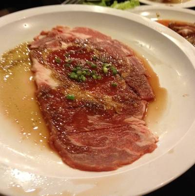 ยากินิกึ  ไดจัง ที่ ร้านอาหาร Daichan Giants ยากินิกึ ไดจัง