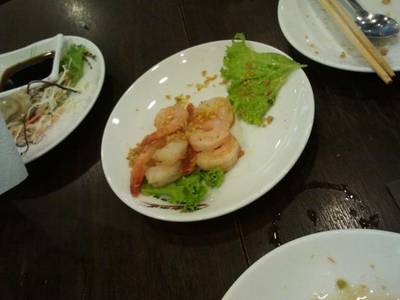 กุ้งสเต็ก ที่ ร้านอาหาร Oishi Buffet พหลโยธิน