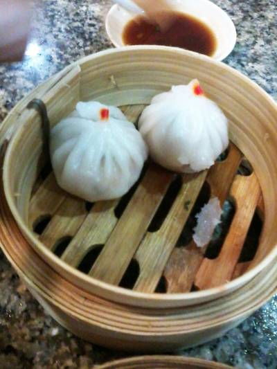 ขนมจีบกุ้ง  ที่ ร้านอาหาร ฮั่วเซ่งฮง เยาวราช
