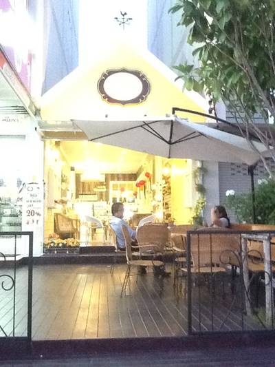 ทางเข้าหน้าร้าน ที่ ร้านอาหาร Vanilla Choco