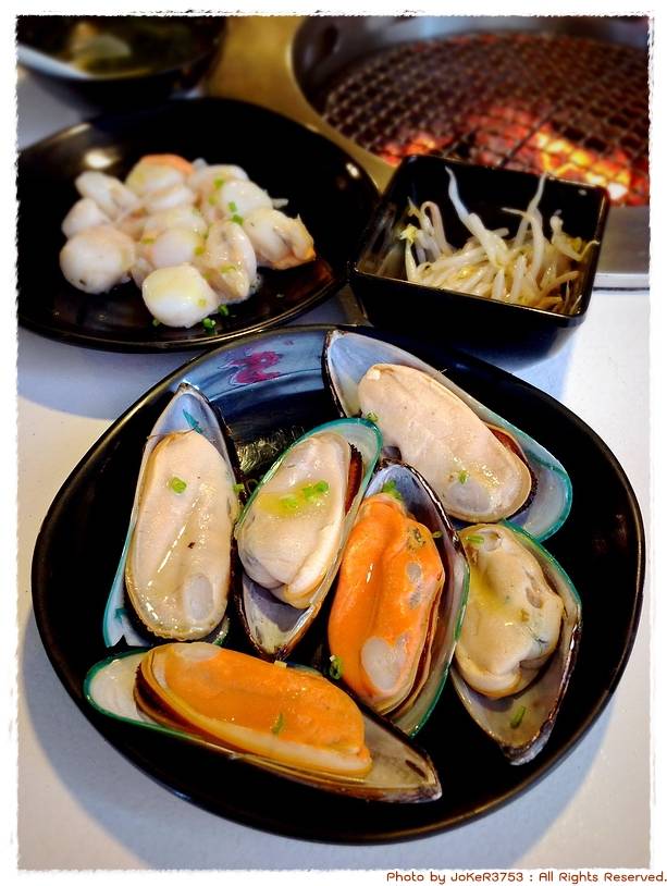 หอยแมลงภู่นิวซีแลนด์ครับ จัดมาแต่ตัวเป้งๆ ไม่มีกั๊ก ที่ ร้านอาหาร Sumi Sumi Grand Crystal Park