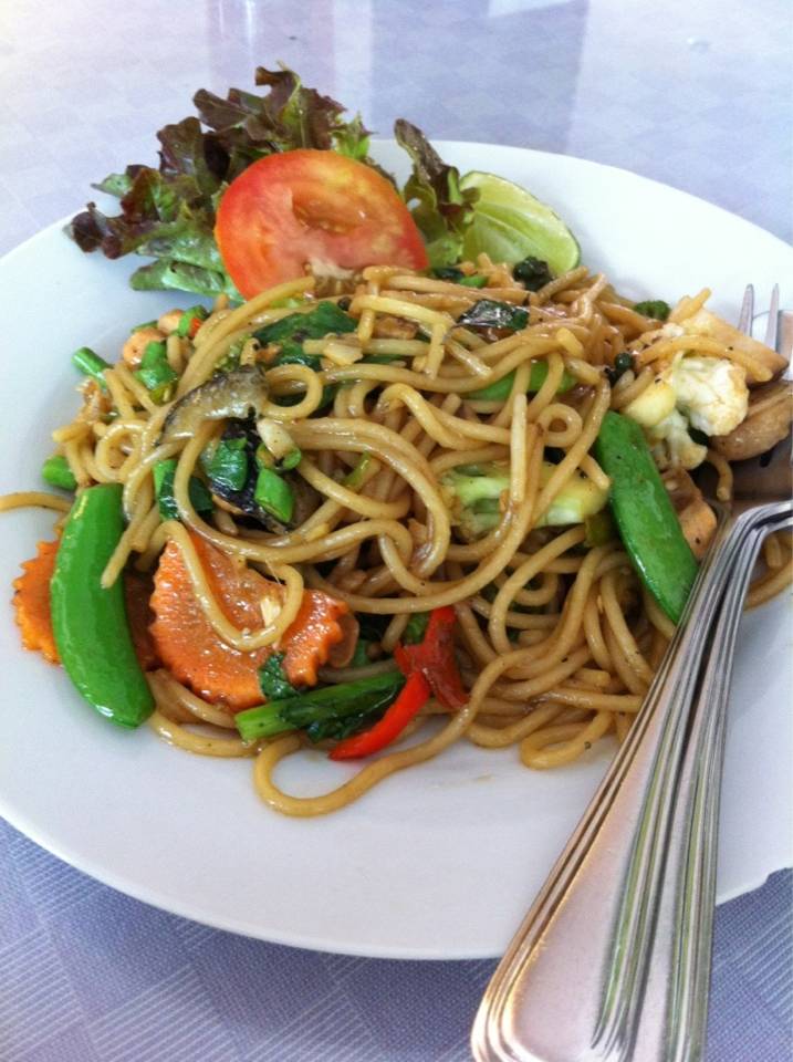 สปาเก็ตตี๊ปลาเท๊า ที่ ร้านอาหาร ครัวศิลปาชีพ