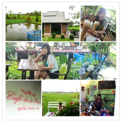ร้านอาหาร Cafe de la Flora ดอกไม้ ปลายนา กาแฟ