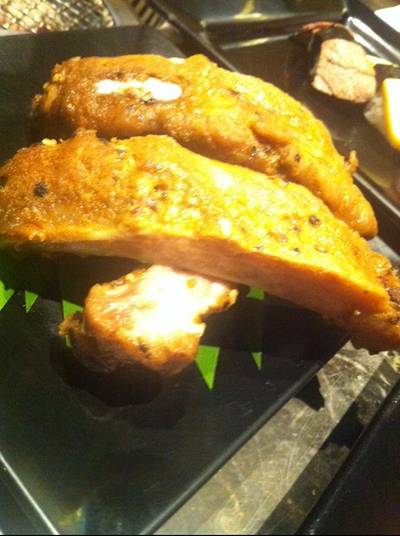 ซี่โครงหมูบาร์บีคิว  ที่ ร้านอาหาร Miyabi Jousen สยามสแควร์