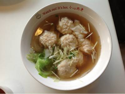เกี้ยวกุ้ง ที่ ร้านอาหาร King's Palace Congee and Noodle Bar